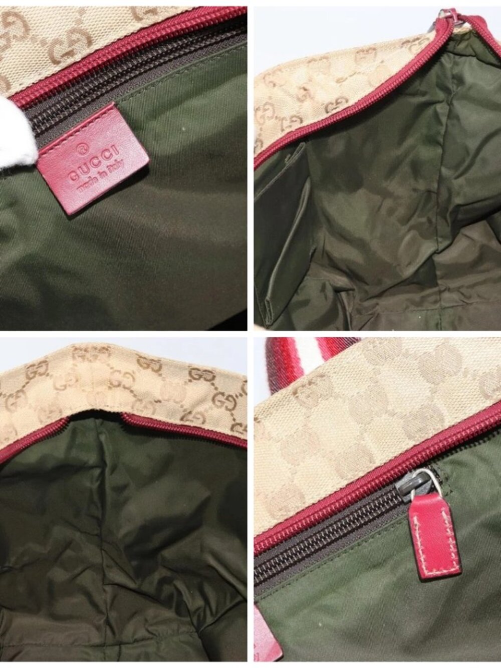 GUCCI GG Canvas Tote Bag Beige 131230 Auth SW2064 - Picture 15 of 16